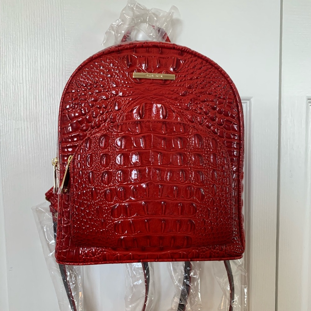 Brahmin Mini Dartmouth Scarlet Melbourne Backpack